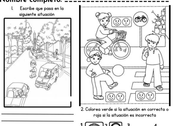 Actividad Señales de Tránsito y su Significado profe social